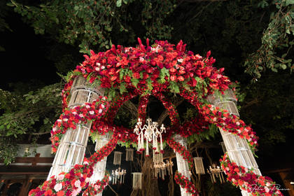 Mandap and Floral detail — Wedding decor — Alila Diwa Goa
